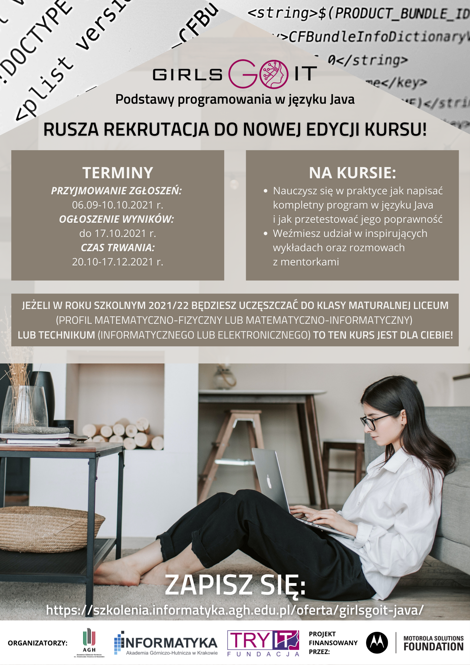 Plakat kurs Java