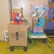 Klasa 6b projektuje roboty (29.01.2016)