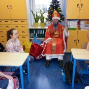 Święty Mikołaj w II A 2015 r.