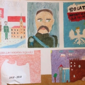 100 rocznica odzyskania przez Polskę niepodległości w malarstwie dzieci
