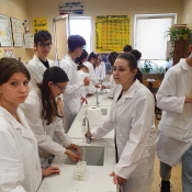 Zajęcia laboratoryjne w klasie 1LB