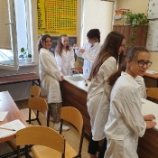 Zajęcia laboratoryjne w klasie 1LB